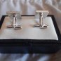 #Burberry Square #SterlingSilver #Cufflinks With Signature Burberry Plaid Design
