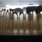 QUO Limited Edition 10 Piece Gold Sparkle Glitter Brush Set