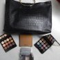 QUO & LISE WATIER Limited Edition Set With Black Faux-Leather Bangle Handle Bag