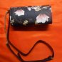 Le Chateau Floral Saffiano Faux Leather Wallet with Crossbody Strap