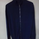 ZEGNA SPORT Navy Blue Long Sleeved Cotton Sweater - Medium/ EU 48-50/ 2