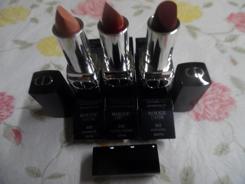 #Dior #RougeDior Refillable Lipstick Trio Set