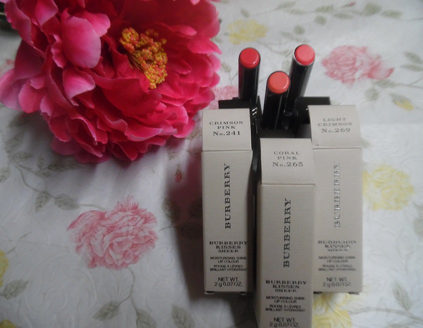 #Burberry #BurberryKisses #SheerLipstick Pink Trio Set #2