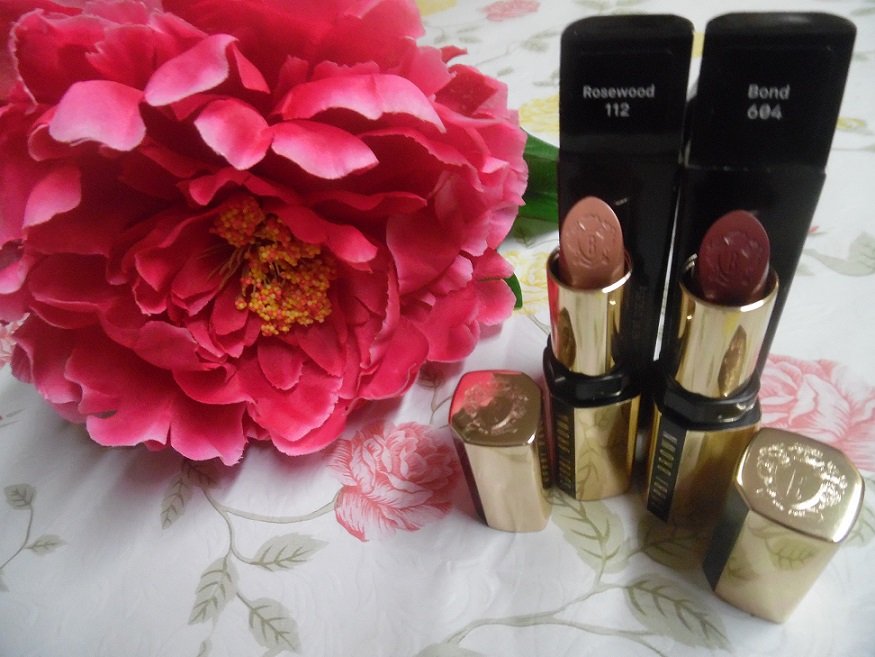 Bobbi Brown Luxe Lipstick Duo Set #3 - Rosewood 112 & Bond 604