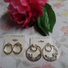 T TAHARI Set Of 2 Gold Hoop Earrings