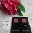 Bobbi Brown Blush Duo Set - Sand Pink & Desert Pink (FREE GIFT Of Lauren Ralph Knot Stud Earrings)