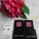 Bobbi Brown Blush Duo Set - Sand Pink & Desert Pink (FREE GIFT Of Ralph Lauren Knot Stud Earrings)