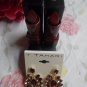 Bobbi Brown Crushed Lipstick Duo Set - Rich Cocoa & Ruby (FREE GIFT Of Tahari Drop Earrings)