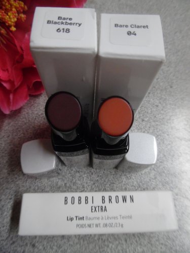 Bobbi Brown EXTRA LIP TINT Duo Set - Bare Claret 04 & Bare Blackberry 618