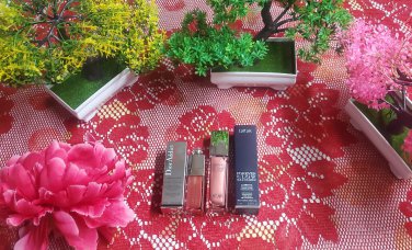DIOR Forever Glow Maximizer Liquid Highlighter Rosy And Dior Addict Lip Glow Oil 012 Rosewood Set