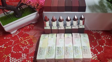 CLINIQUE Even Better Pop Lip Colour Foundation Lipstick Set - 17, 18, 21, 23, 24 and 26