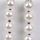 Platinum Pearl dangle Earrings E84