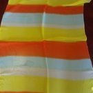 Long Chiffon Multi - Colored Stripped Scarf  *** SC111
