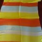 Long Chiffon Multi - Colored Stripped Scarf  *** SC111