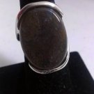 Unique Agate Natural Stone Large Agate RING Size 6.5 #R54