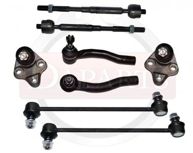 TOYOTA Corolla Front Suspension Steering Kit Tie Rod Ends Ball Joints Both Sides