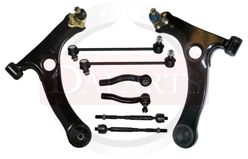 TOYOTA Corolla Front Suspension Steering Kit Tie Rod Ends Control Arms