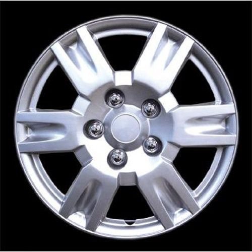 New Silver Lacquer Wheel Cover 16" Rim Retention Ring Installation Free
