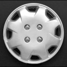 Hub Cap Set Of 4 14" Inches Silver Lacquer Easy Installation No Tools Required