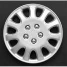 Silver Lacquer Hub Caps Brand New Set Of 4 14" Inch Easy Snap Onto Your Wheel