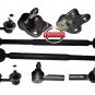 KIT STEERING SUSPENSION 2 CONTROL ARMS RACK ENDS RH LH