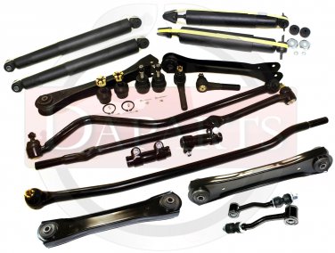 SUSPENSION STEERING FRONT REAR SHOCK ABSORBER TIE RODS BALL JOINTS CONTROL ARMS