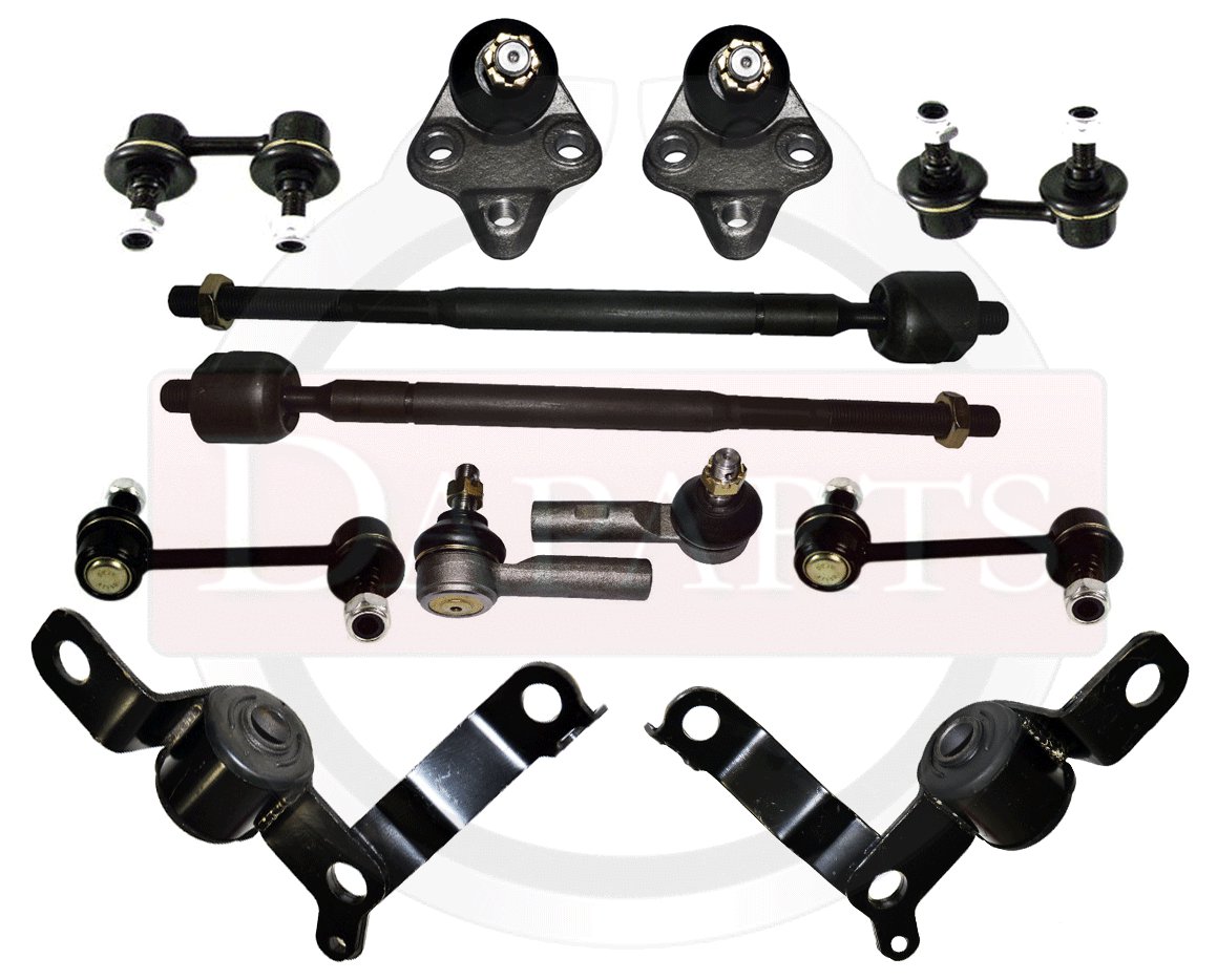 Toyota Corolla Front Suspension Steering Kit Tie Rod Ends Ball Joints ...