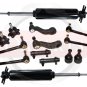 2000 Chevrolet C2500 Rront Suspension Steering Kit Shock Absorbers Ball Joints