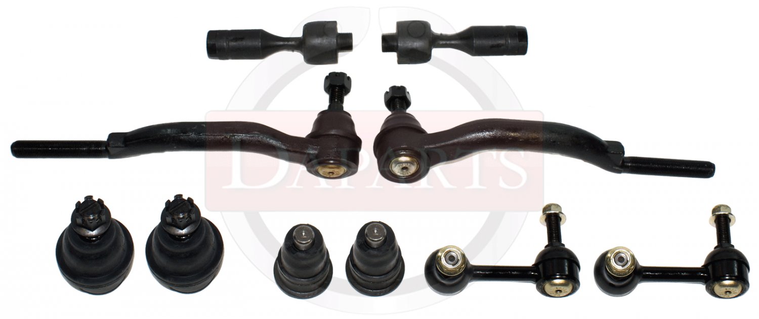 2004 CHEVROLET TRAILBLAZER INNER OUTER TIE RODS STABILIZER BAR BALL