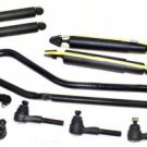 JEEP 4.0L Front Suspension Parts Ball Joints Inner Outer Tie Rods Shock Absorber