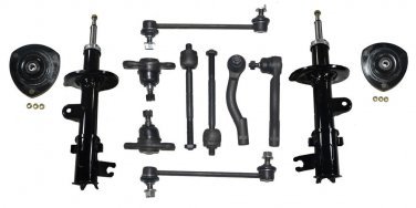 2010 Kia Sportage Suspension & Steering Kit Inner Outer Tie Rod Ends RH & LH