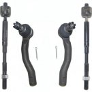 2005 Toyota Corolla Front 2 Inner Steering Tie Rod End 2 Outer Auto Repair New