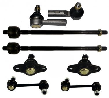 2 INNER 2OUTER TIR RODS 2 LOWER BALL JOINTS 2 REAR SWAY BAR LINKS RIGHT LEFT