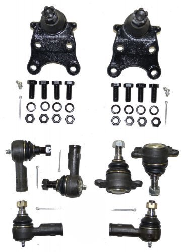 1992 ISUZU RODEO LS 4 DOOR 2.6L SUSPENSION KIT UPPER LOWER BALL JOINTS TIE RODS