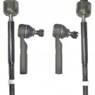 03-09 Lexus GX470 4 Steering Tie Rod End 2 Front Outer 2 Inner K80378 & EV80379