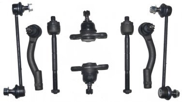2008 Hyundai Tucson Steering Rack End Kit 2 Ball Joint Front Lower 2 Sway Bar