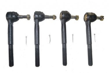 88-99 Chevrolet K1500 4 Steering Tie Rod End Front 2 Outer 2 Inner Replacement