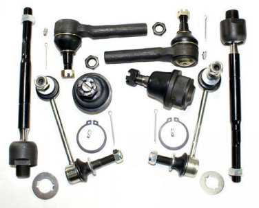 INEEDUP NEW 4 Set Of Front Outer Tie Rod End Front Sway Bar End Link Compatible With 2003-2009 For Toyota For 4Runner 2007-2009 For Toyota FJ Cruiser