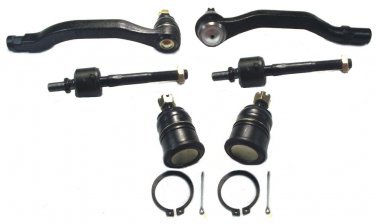 2 INNER & 2 OUTER TIE RODS & 2 BALL JOINTS HONDA ACCORD