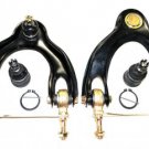 Suspension Kit 2 Upper Control Arms Ball Joint Assembly & 2 Lower Ball joints
