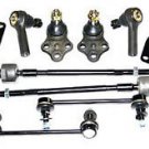 QX4 Front Strut Mounts Inner Outer Tie Rods Sway Bar Links Ball Joints RH & LH