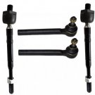 Inner Outer Steering System Tie Rod Ends Right Left FITS Murano 2003 2004 EV80625