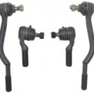 New 4 Steering Tie Rod Ends 2 Front Outer 2 Inner Repair 1998-2001 Frontier