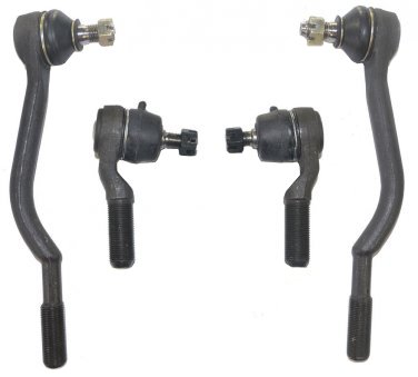 New 4 Steering Tie Rod Ends 2 Front Outer 2 Inner Repair 1998-2001 Frontier