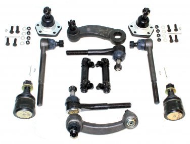 SUSPENSION KIT UPPER LOWER BALL JOINTS INNER OUTER TIE RODS ENDS PITMAN ARM NEW