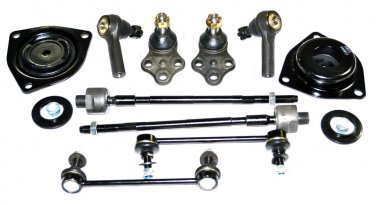 Suspension Steering Front Parts Strut Mounts Tie Rods Lower Ball Joints Sway bar