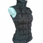 Ladies Gilet Womens Sleeveless Jacket Coat Bodywarmer Quilted Padded Black Size UK 10-12/EU S-M