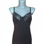 Ladies Camisole Top Womens Cami Vest Underwired Lace Cups Black Size UK 14-16/EU L-XL