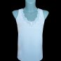 Ladies Floral Lace Crochet Camisole Top Womens Cami Vest Top White Size UK 18-20/EU XXL-XXXL