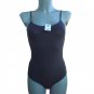Ladies Body Womens Bodysuit Top Leotard Sleeveless Thong String Back Black Size UK 8-10/EU XS-S